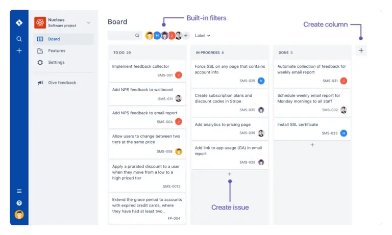 Jira agility board 