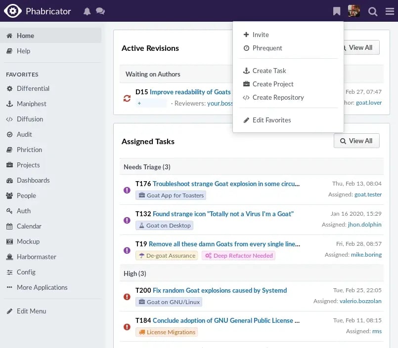 Phabricator tool