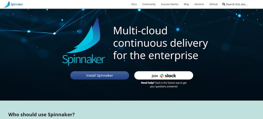 Spinnaker provides multi-cloud continuous delivery for enterprise deployments.