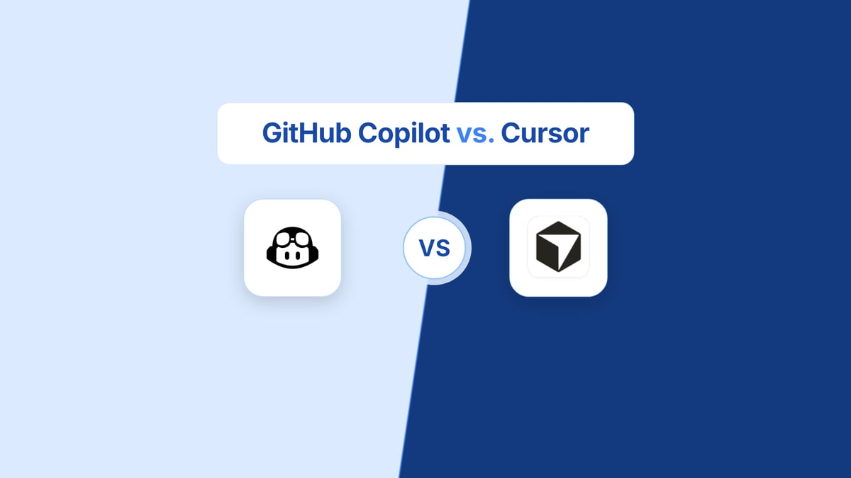 Github Copilot vs Cursor Blog post Banner Image