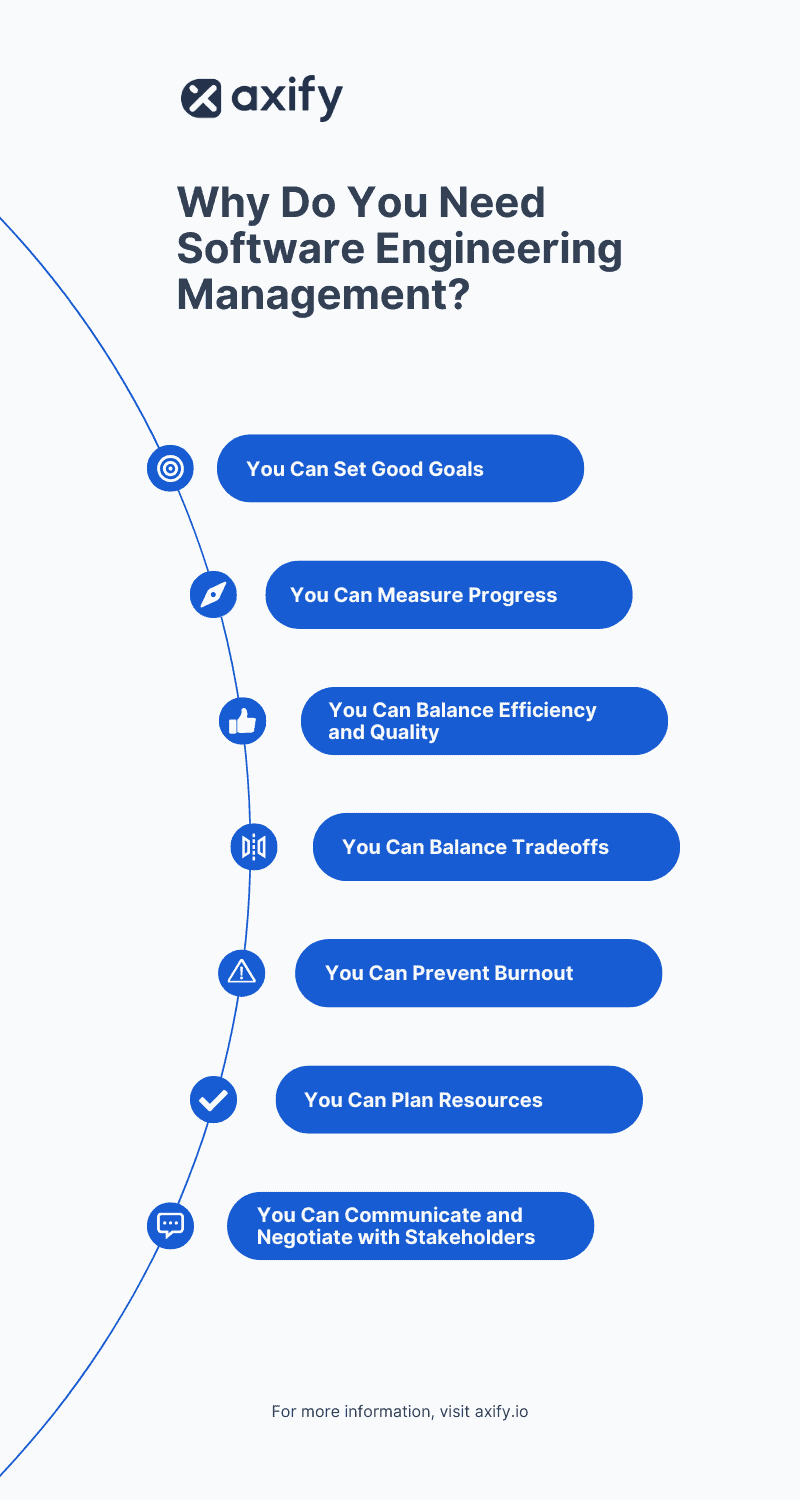 the benefits of software engineering management