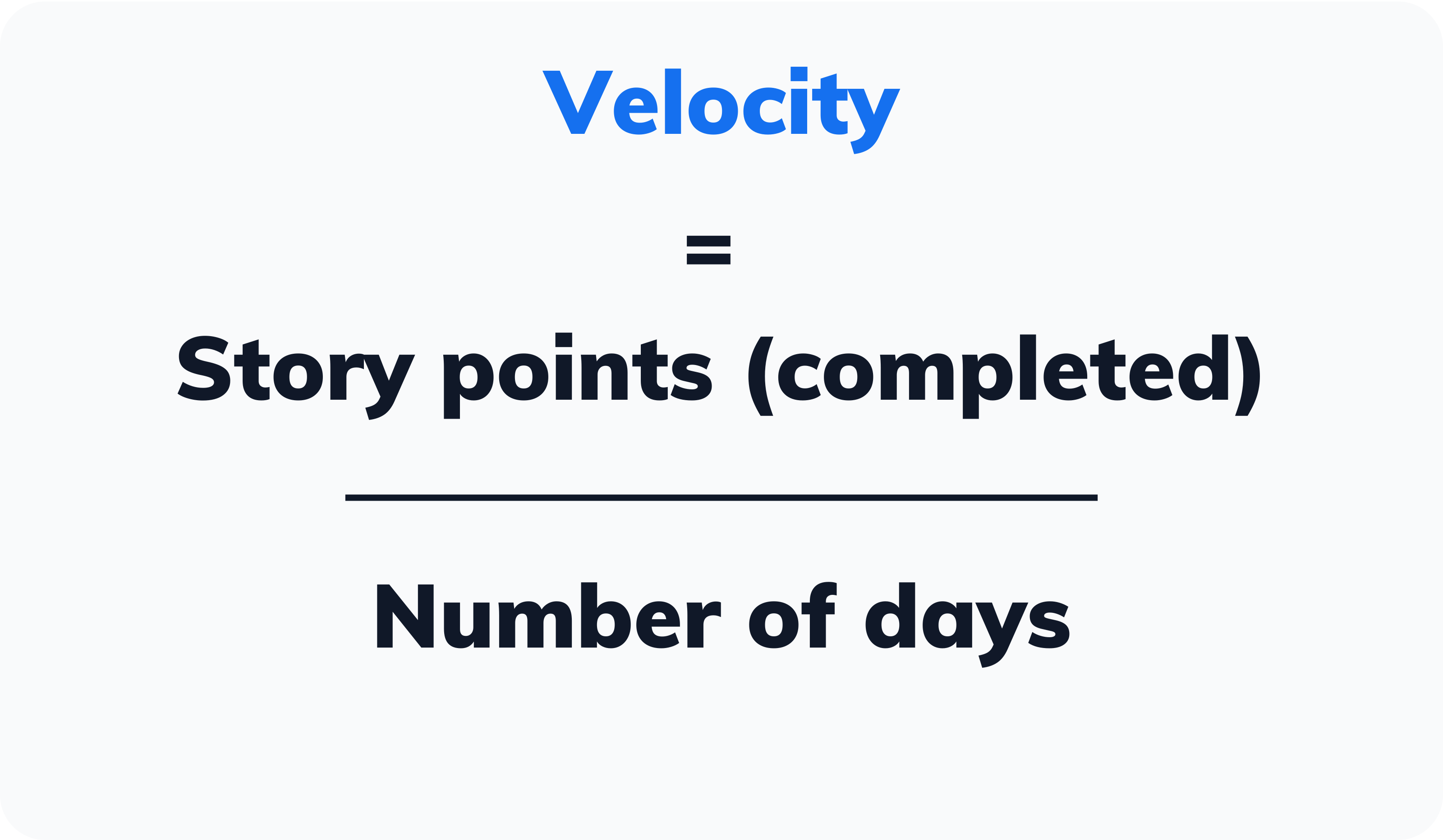 velocity calculation in axify