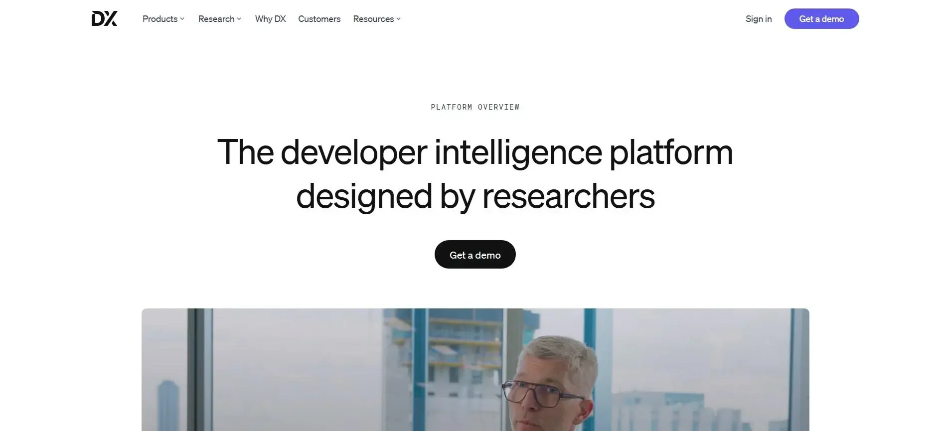 DX DX homepage for developer experience, software health, and AI impact measurement.